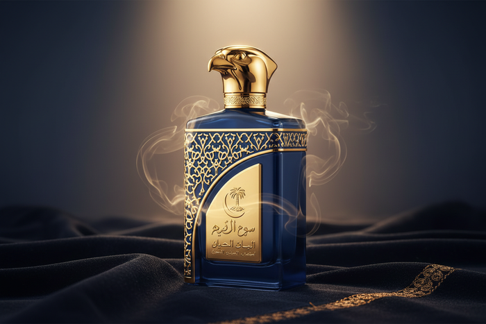 Dehn Al Oudh Perfume in UAE and colour code is #242833 and golden